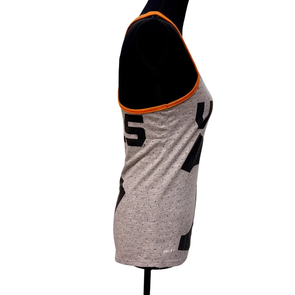 Nike Tennessee Volunteers Racerback Tank Top Gray Orange Trim Vols‎